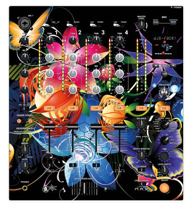 Pioneer DJ DJM 700 Skin Lotus Garden